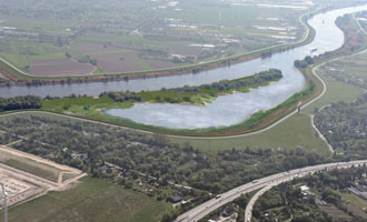 Figure 1b: ...and the  disposal site after the planned implementation (photomontage) 