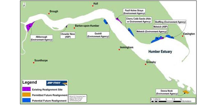 Figure 1: Location of Alkborough within the Humber Estuary